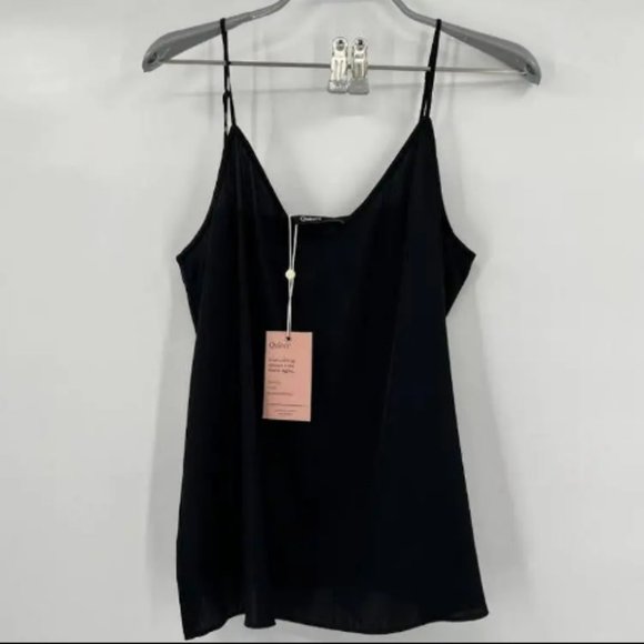 Quince Washable Stretch Silk V-Neck Cami - NWT! - Picture 3 of 7